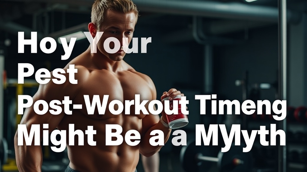 Why Your Post-Workout Protein Timing Might Be a Myth