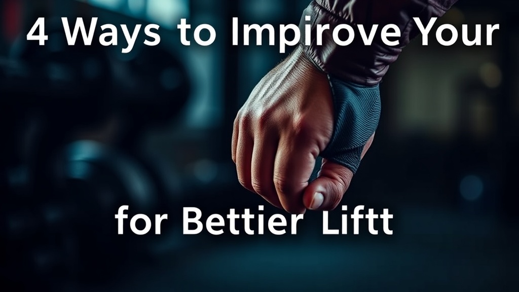 4 Ways to Improve Your Grip Strength for Better Lifting