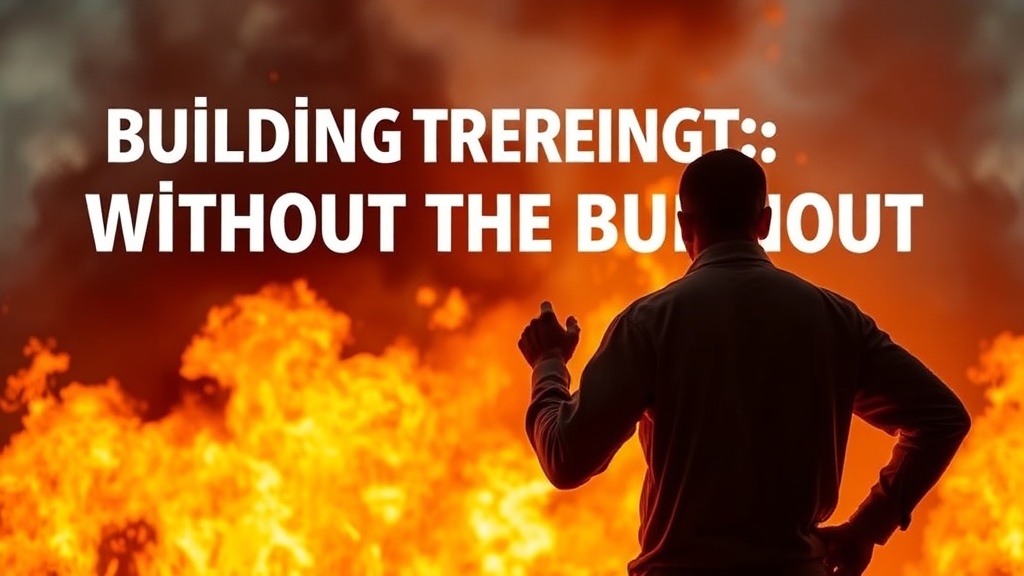 Building Strength Without the Burnout: A Blueprint for Sustainable Gains