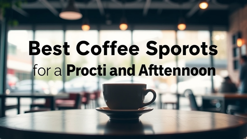 Best Coffee Spots for a Productive Afternoon