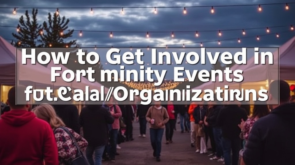 How to Get Involved in Fort St. John Community Events and Local Organizations