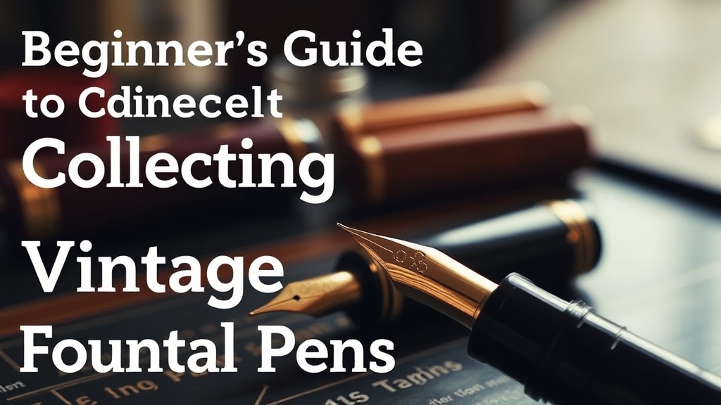 Beginner's Guide to Collecting Vintage Fountain Pens