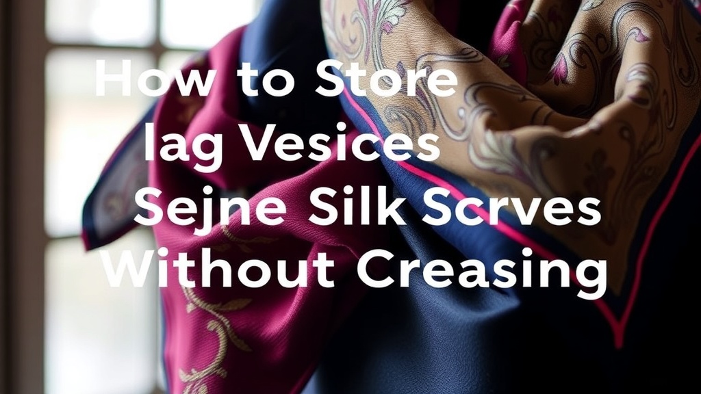 How to Store Vintage Designer Silk Scarves Without Creasing