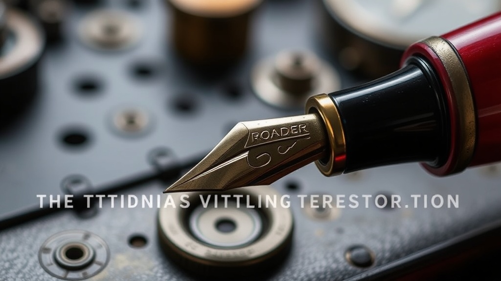 The Mechanics of Vintage Fountain Pen Restoration