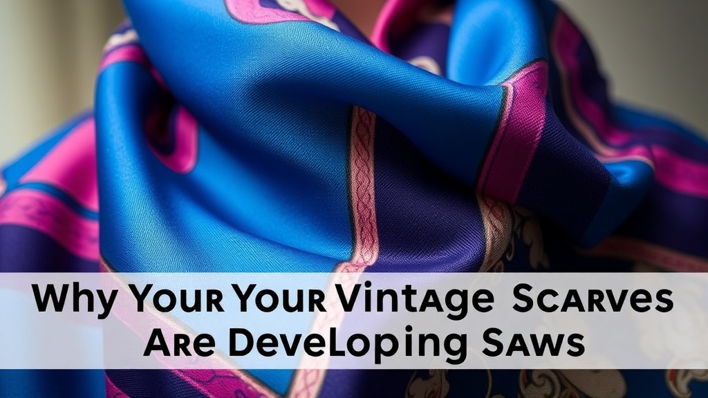 Why Your Vintage Designer Silk Scarves Are Developing Snags