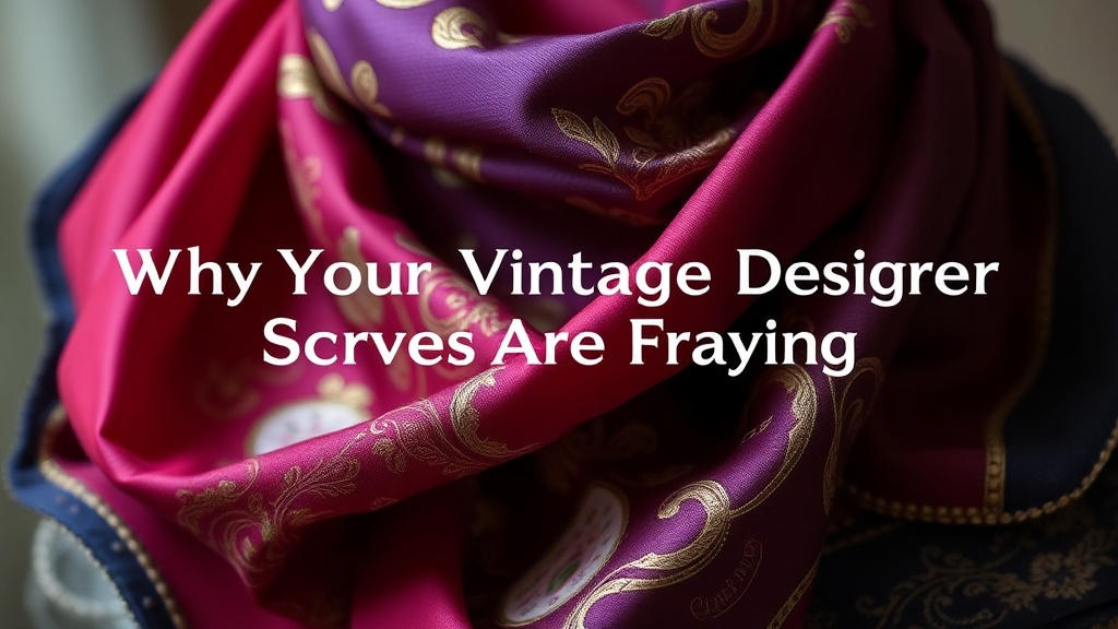Why Your Vintage Designer Silk Scarves Are Fraying