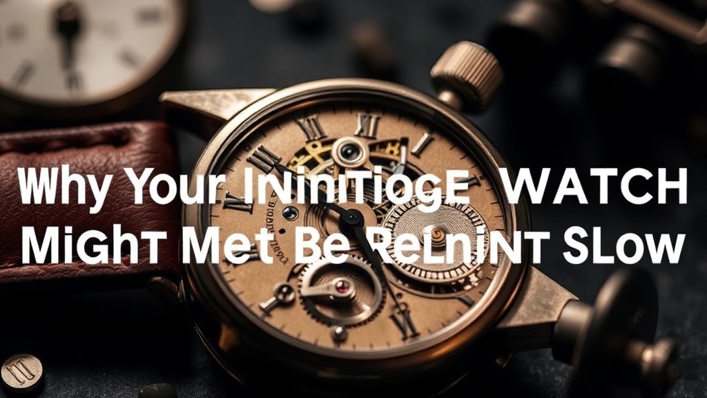 Why Your Vintage Watch Movement Might Be Running Slow