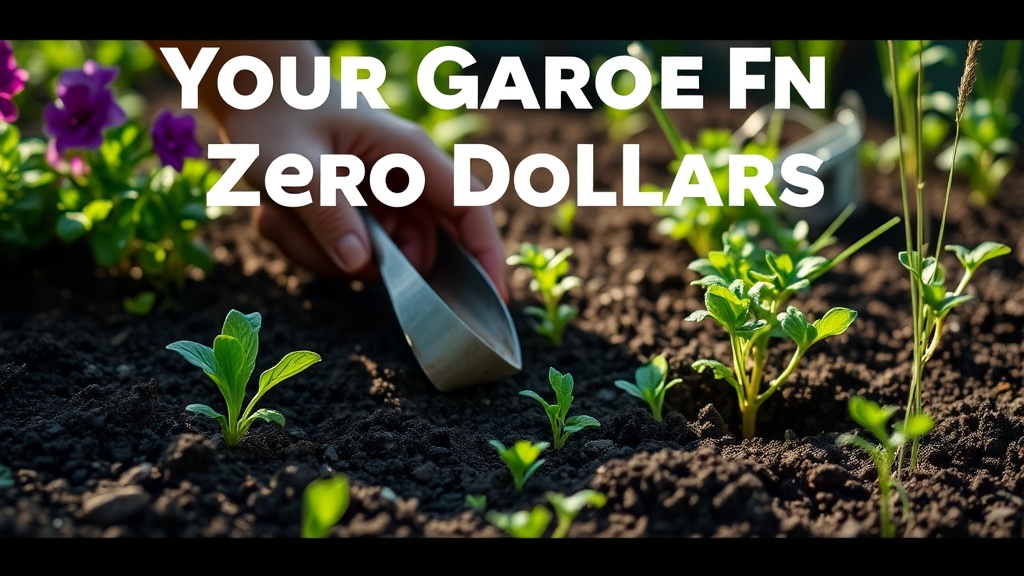 Your Garden for Zero Dollars: Seeds, Soil, and Tools You Can Get Without Spending a Dime