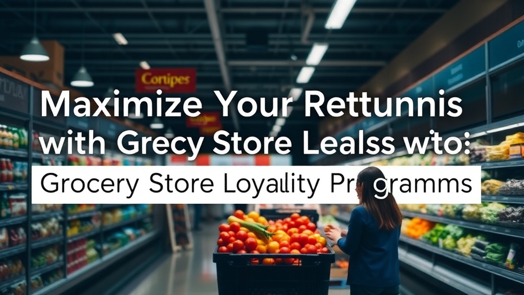 Maximize Your Returns with Grocery Store Loyalty Programs