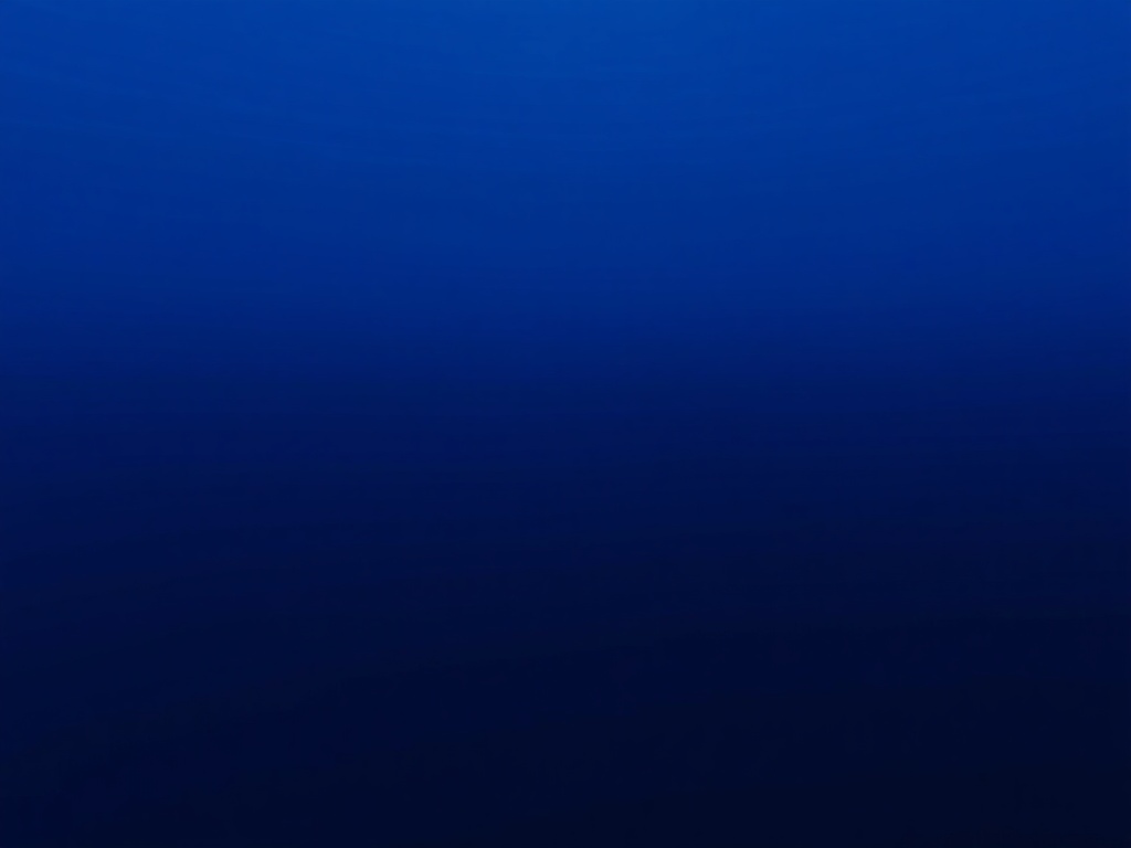 abstract underwater stillness with deep blue gradient fading into darkness, no movement, meditative atmosphere