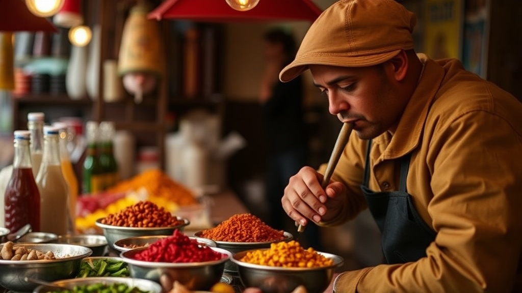 Savoring the Spice: A Traveler's Hack for Balancing Street Food Heat