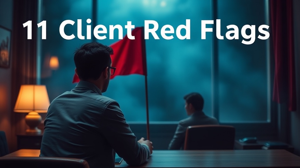 11 Client Red Flags That Will Cost You Thousands (And How to Shut Them Down Fast)