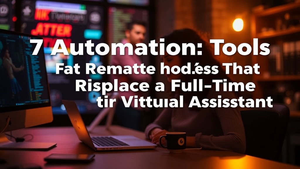 7 Automation Tools That Replace a Full-Time Virtual Assistant