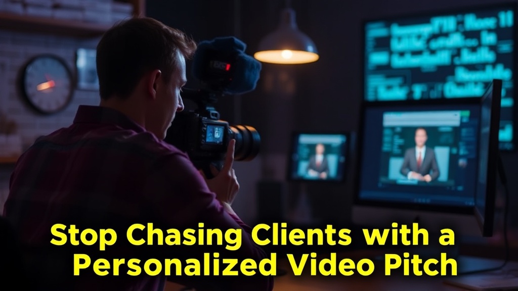 Stop Chasing Clients with a Personalized Video Pitch