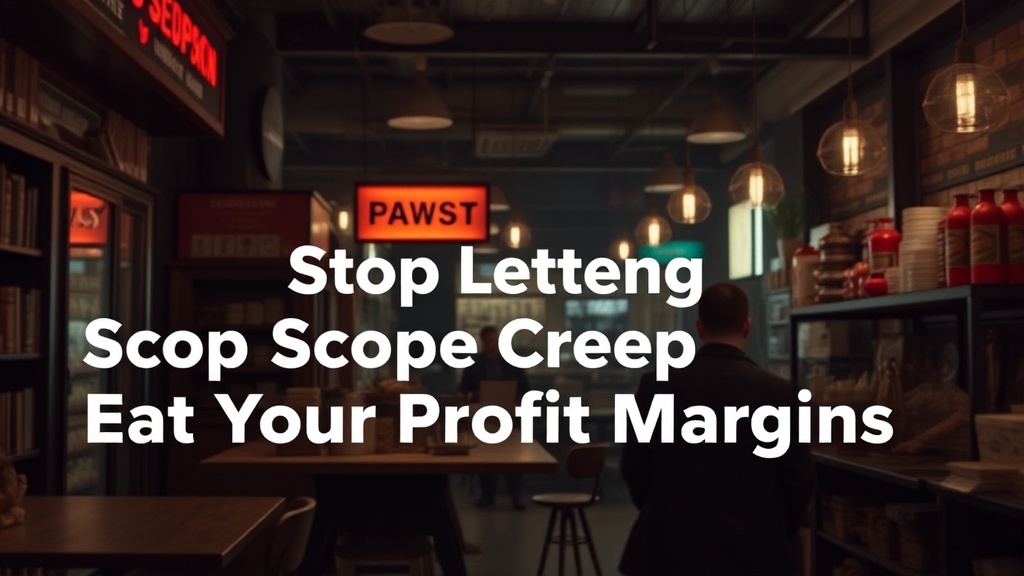 Stop Letting Scope Creep Eat Your Profit Margins