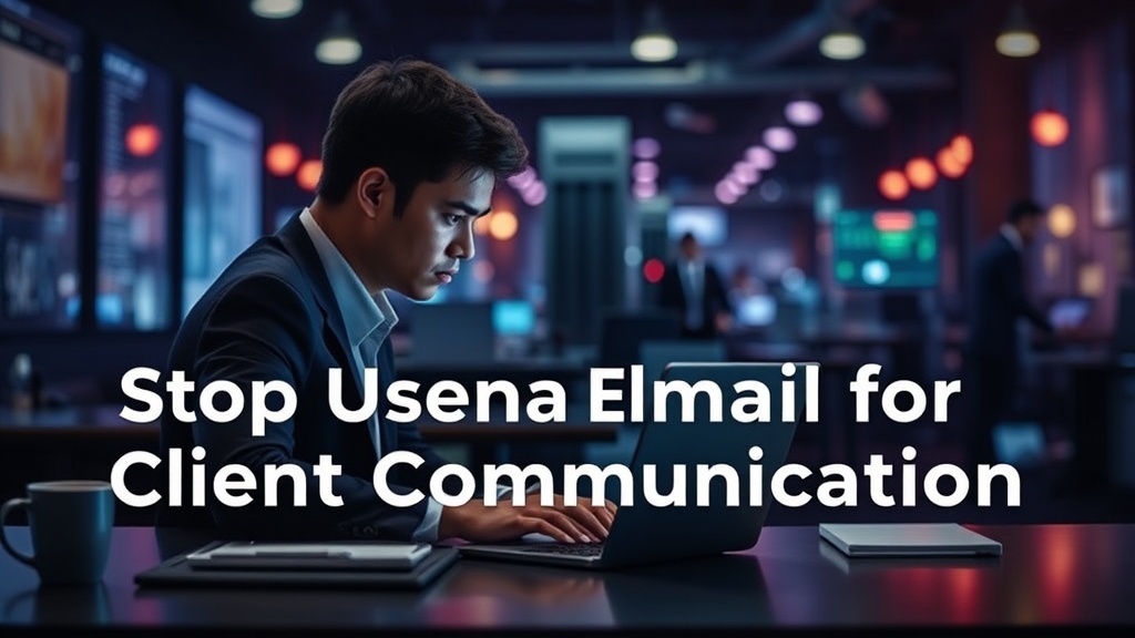 Stop Using Your Personal Email for Client Communication
