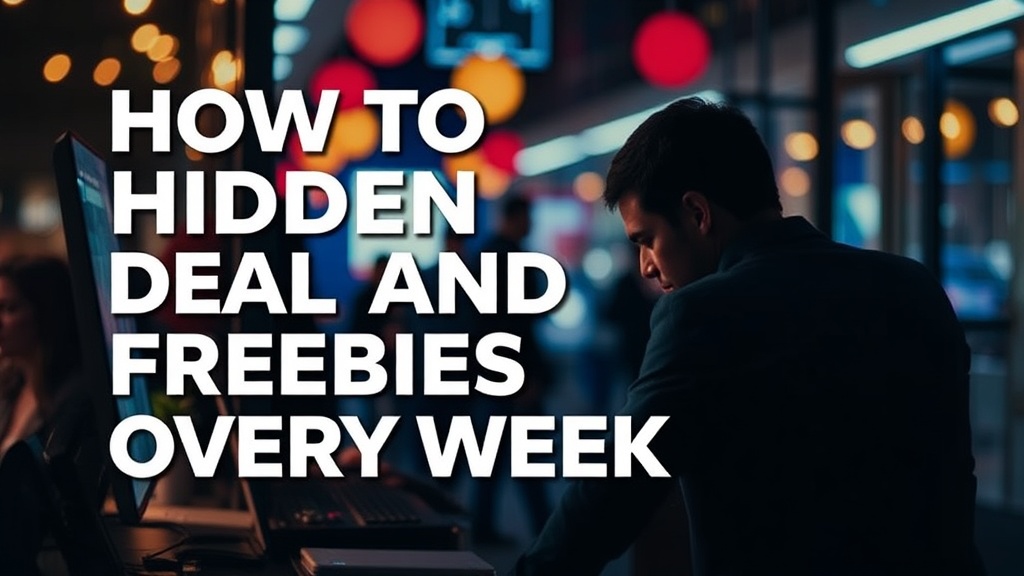 How to Find Hidden Deals and Freebies Online Every Week