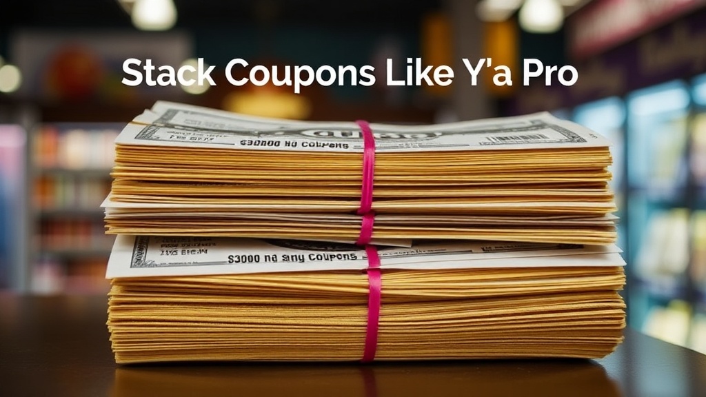 Stack Coupons Like a Pro: Double Your Savings in Minutes