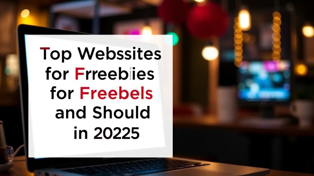 Top Websites for Freebies and Deals You Should Bookmark in 2025