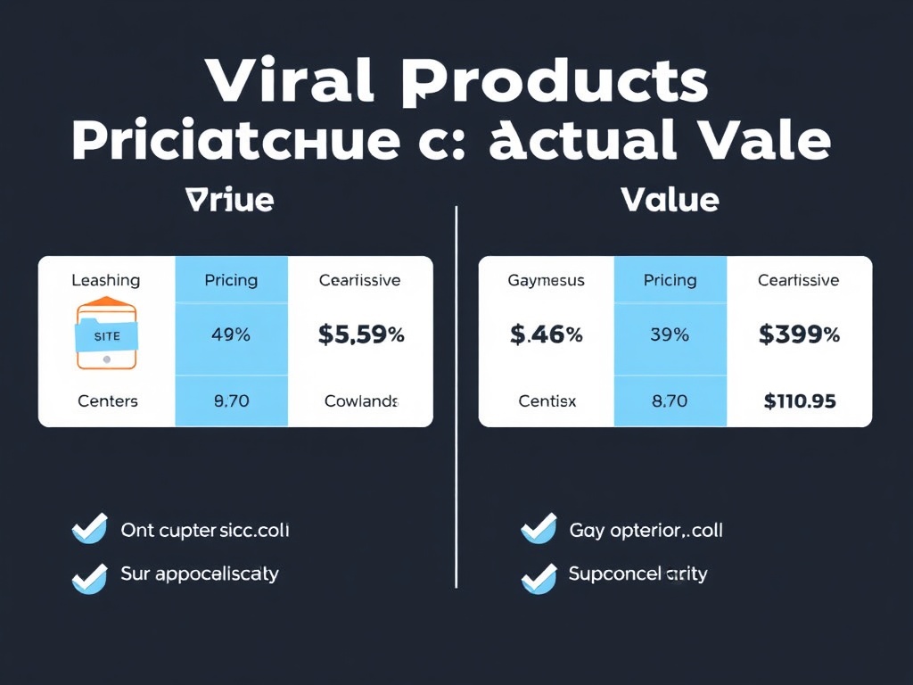 A visual breakdown of a viral product's pricing vs. its actual value