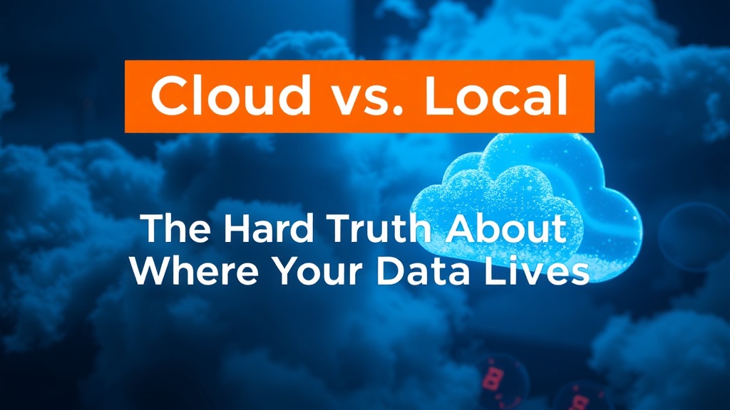 Cloud vs. Local: The Hard Truth About Where Your Data Really Lives