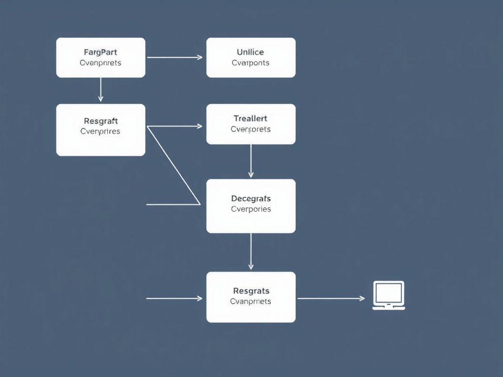 A workflow diagram showing tasks and device requirements, drawn with clear lines and labels