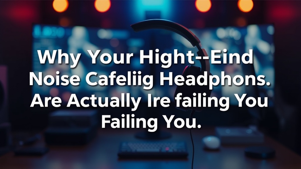 Why Your High-End Noise Canceling Headphones Are Actually Failing You