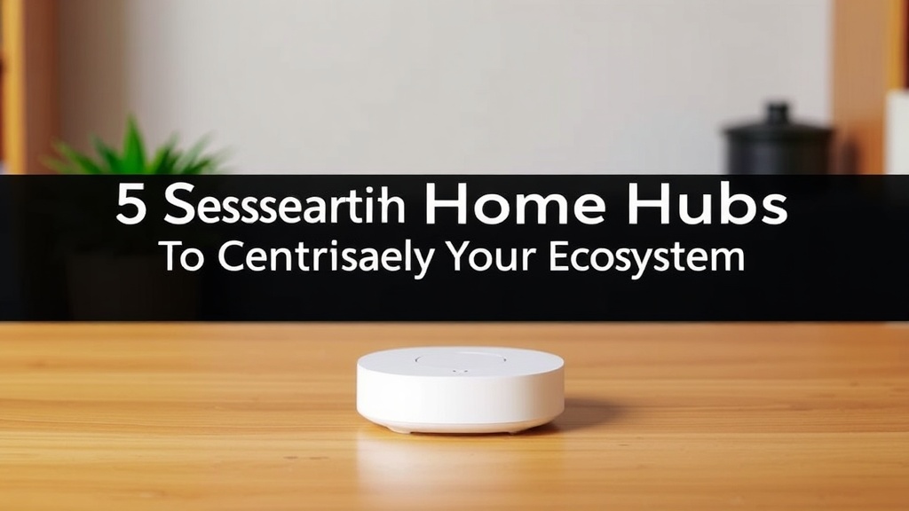 5 Essential Smart Home Hubs to Centralize Your Ecosystem