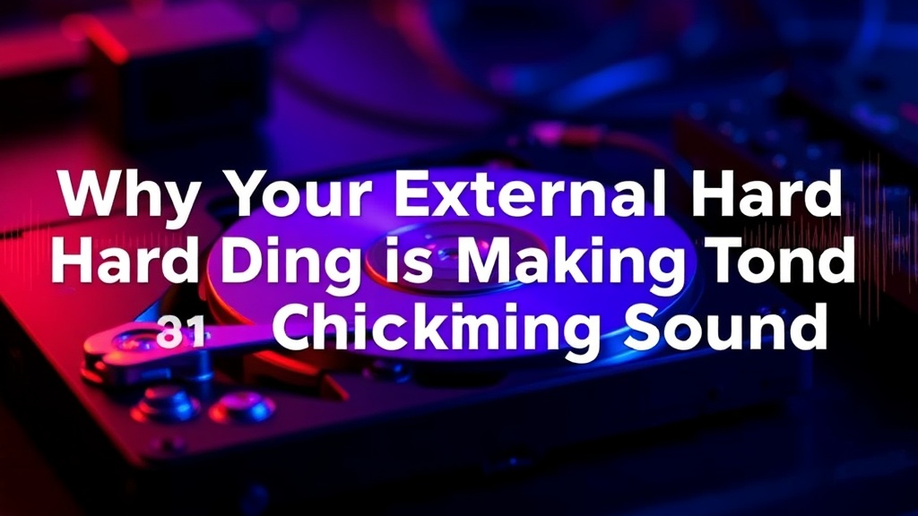 Why Your External Hard Drive Is Making That Clicking Sound
