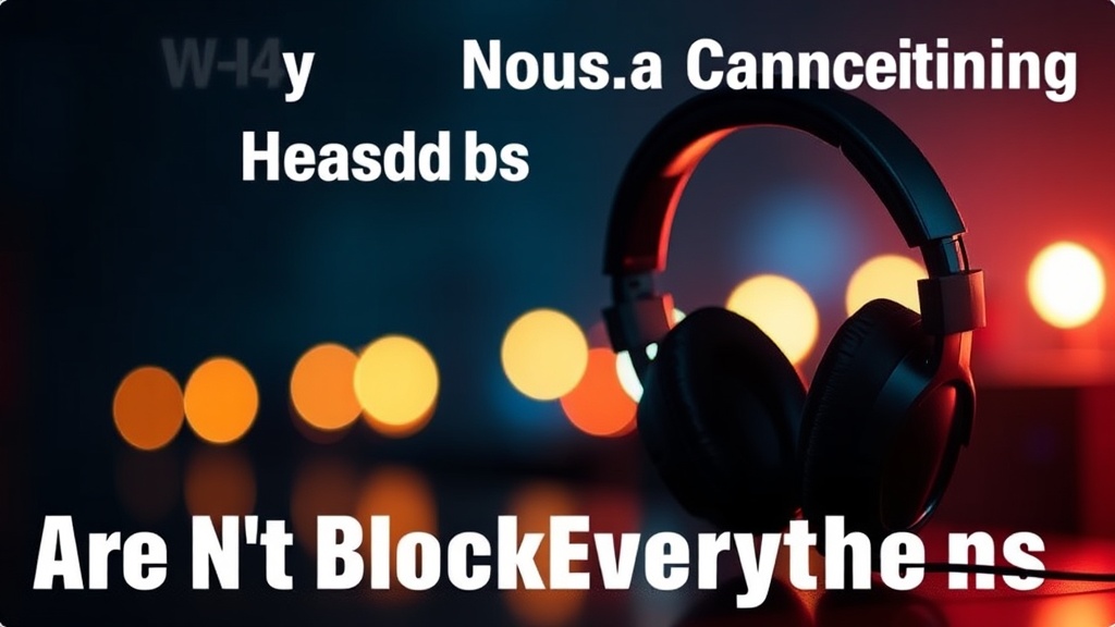 Why Your Noise Canceling Headphones Aren't Blocking Everything