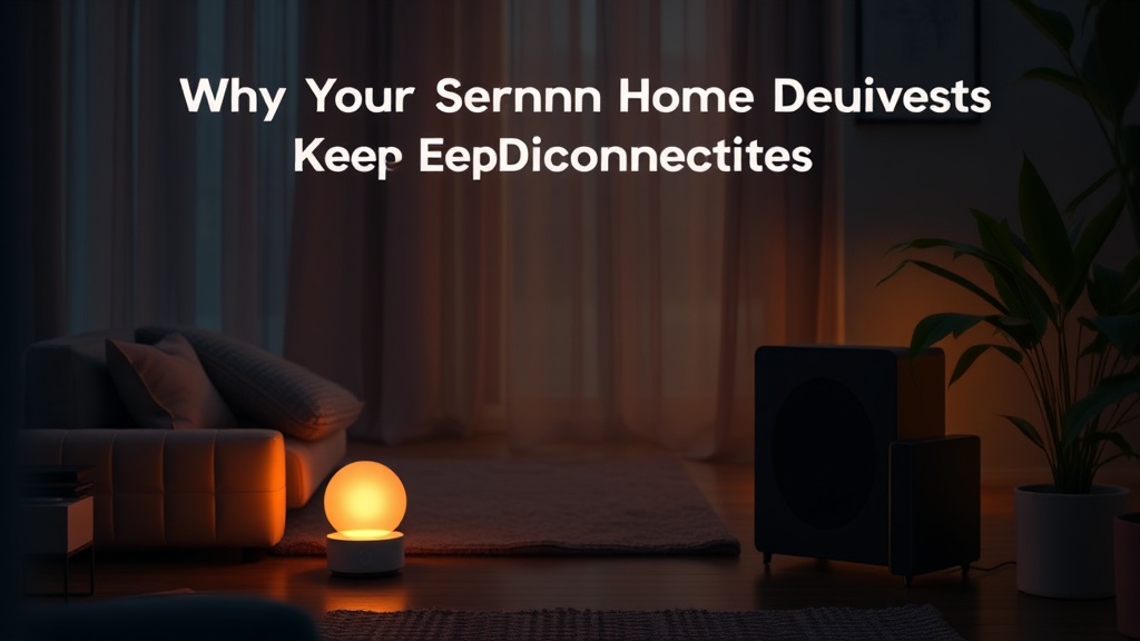 Why Your Smart Home Devices Keep Disconnecting