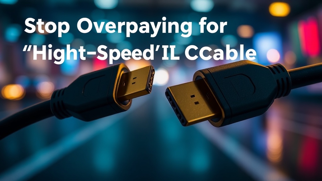 Stop Overpaying for 'High-Speed' HDMI 2.1 Cables
