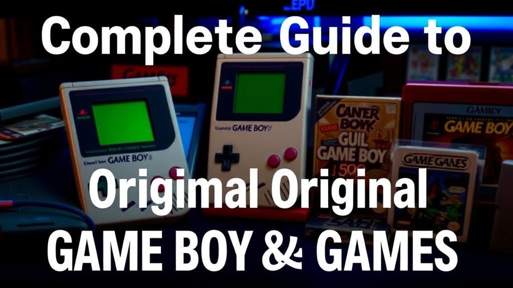 Complete Guide to Collecting Original Game Boy Consoles and Games