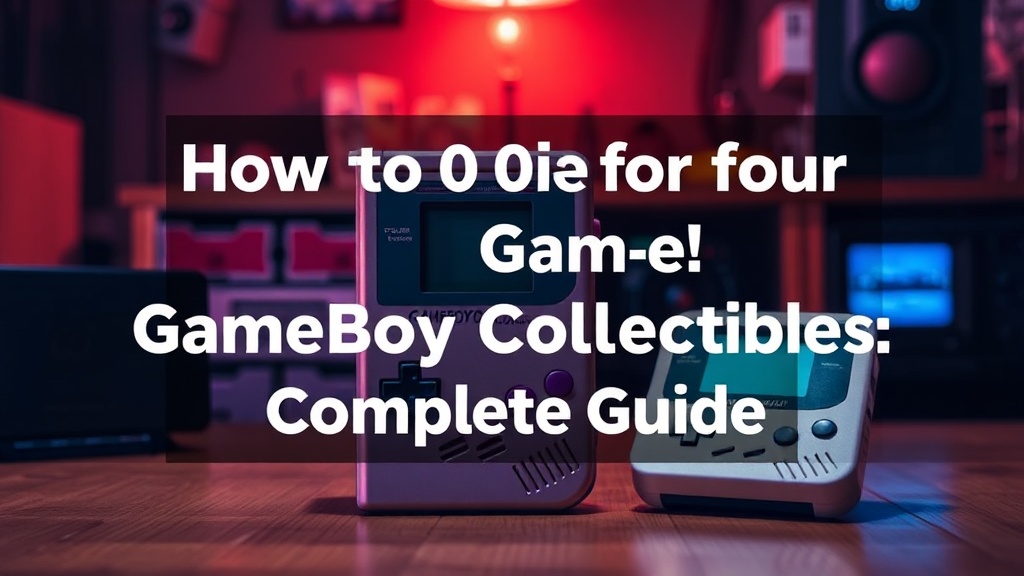 How to Care for Your Gameboy Collectibles: A Complete Guide