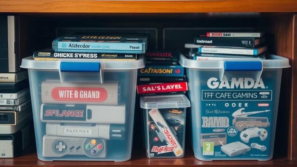Why You Should Stop Storing Your Retro Games in Plastic Bins