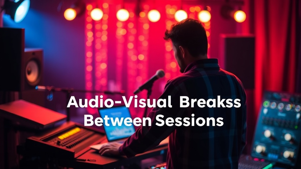 Finding Your Rhythm with Audio-Visual Breaks Between Sessions