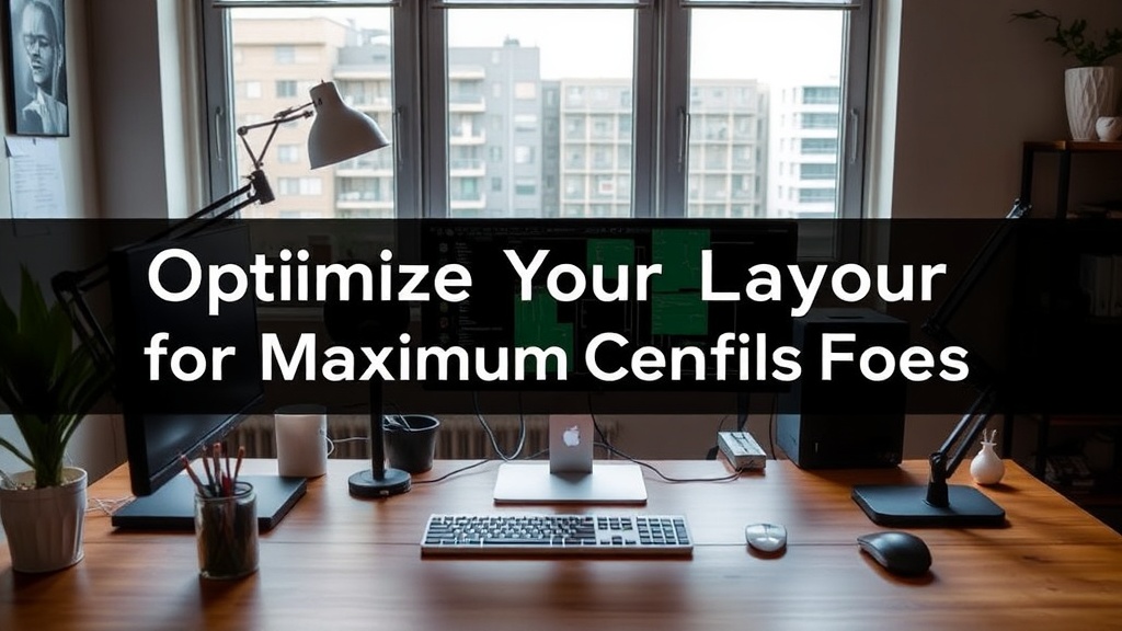 Optimize Your Desk Layout for Maximum Comfort and Focus