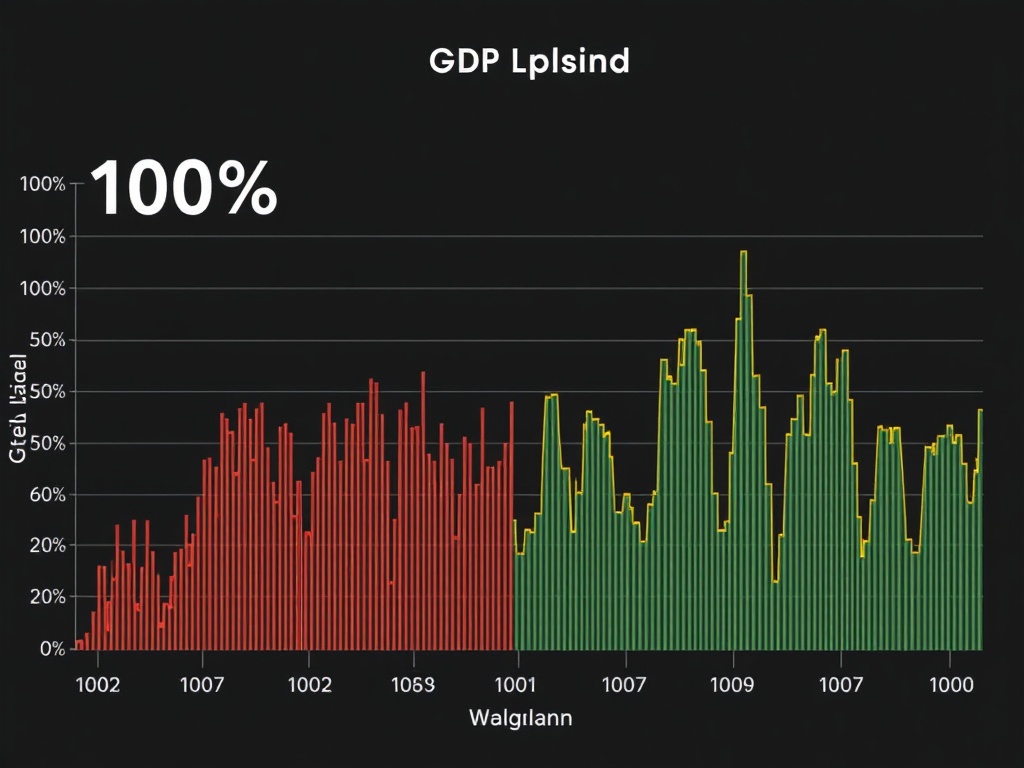 GPU usage graph hitting 100 percent with sudden drops and spikes, contrasted with a stable moderate usage graph