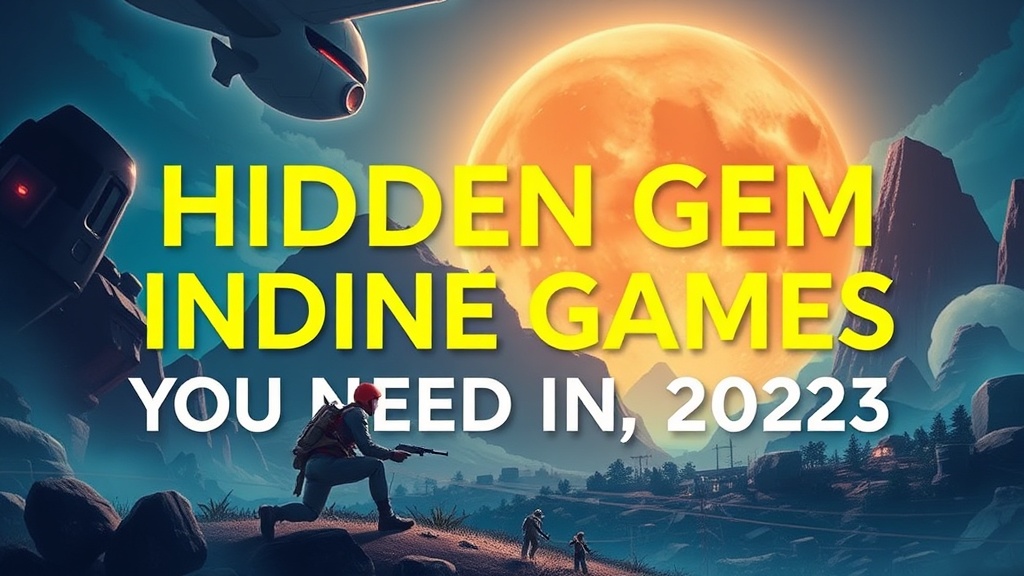 Top 10 Hidden Gem Indie Games You Need to Play in 2025