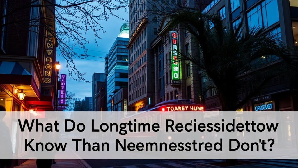 What Do Longtime Gastown Residents Know That Newcomers Don't?