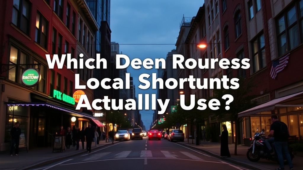 Which Hidden Routes and Local Shortcuts Do Gastown Insiders Actually Use?