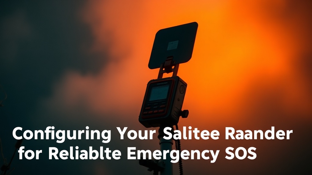 Configuring Your Satellite Messenger for Reliable Emergency SOS