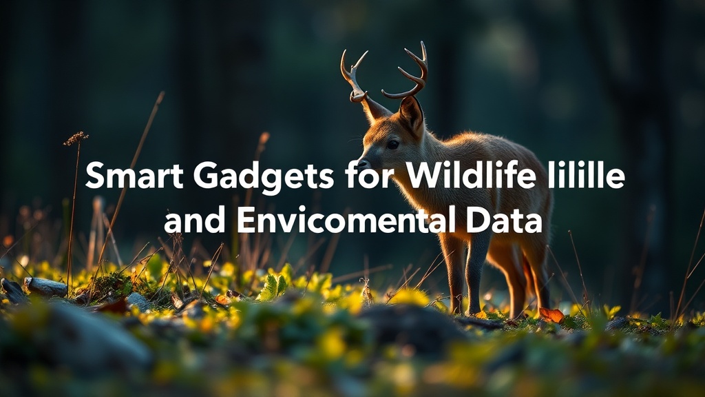 Smart Gadgets for Tracking Wildlife and Environmental Data