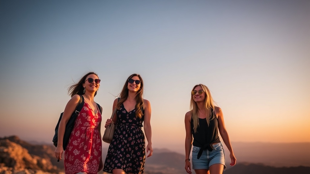 How to Coordinate Group Outfits for Your Girls Trip Photos