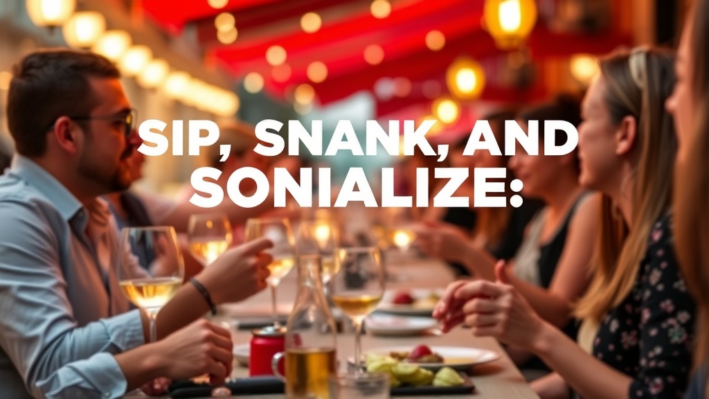 Sip, Snack, and Socialize: A Group Guide to Navigating European Aperitivo Culture