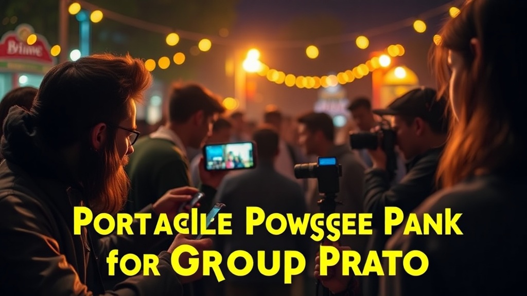 Why You Should Pack a Portable Power Bank for Group Photos
