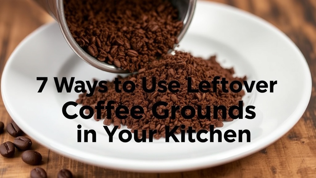 7 Ways to Use Leftover Coffee Grounds in Your Kitchen