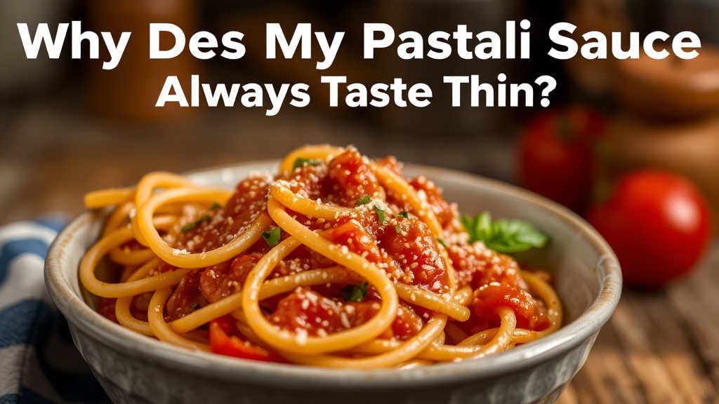 Why Does My Pasta Sauce Always Taste Thin?