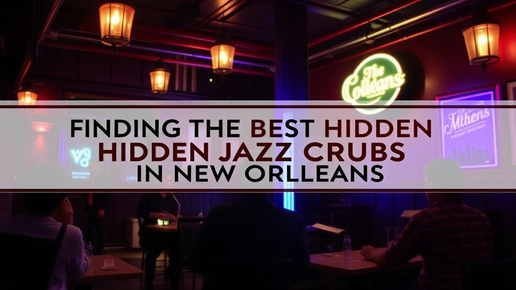 Finding the Best Hidden Jazz Clubs in New Orleans