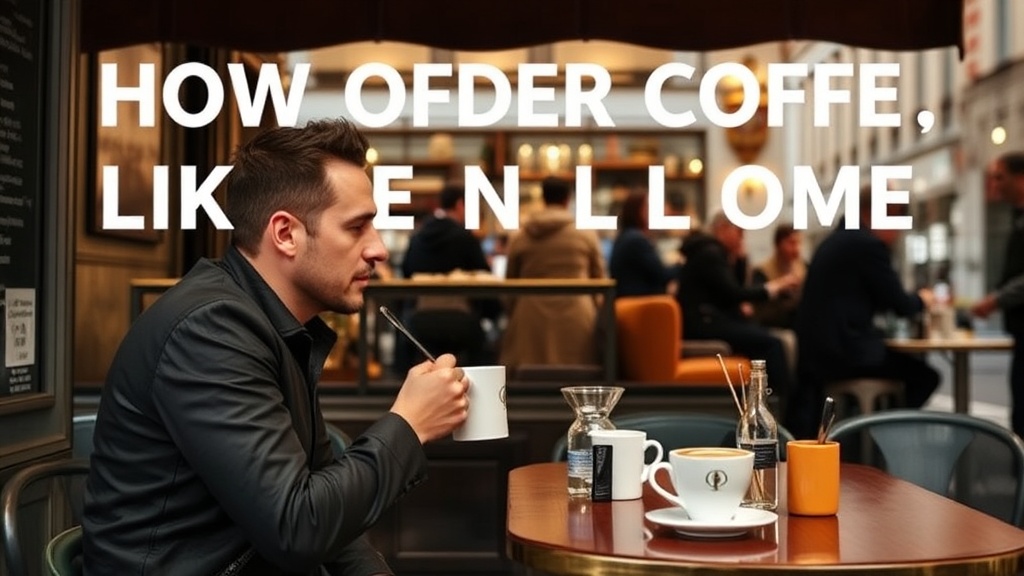 How to Order Coffee Like a Local in Rome